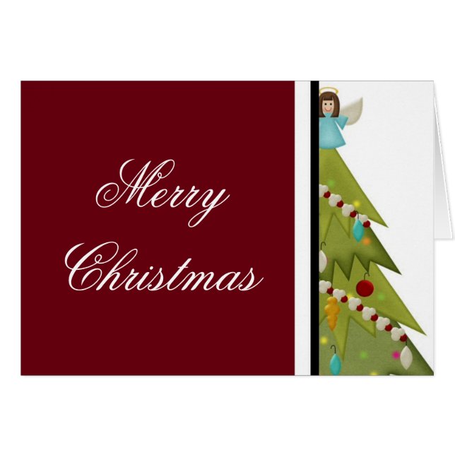 Modèle de carte de Noël personnalisé (Devant horizontal)