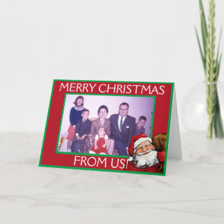 Modèle de carte de Père Noël