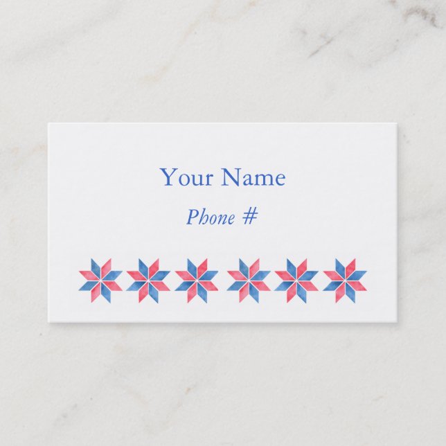Modèle de carte de profil personnel Designer (Devant)