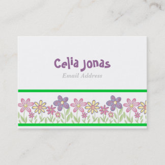 Modèle de carte de profil pour filles adorables