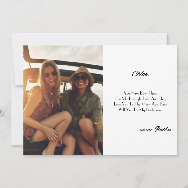 MODELE DE CARTE DE PROPOSITION PERSONNALISÉE POUR  (Devant)