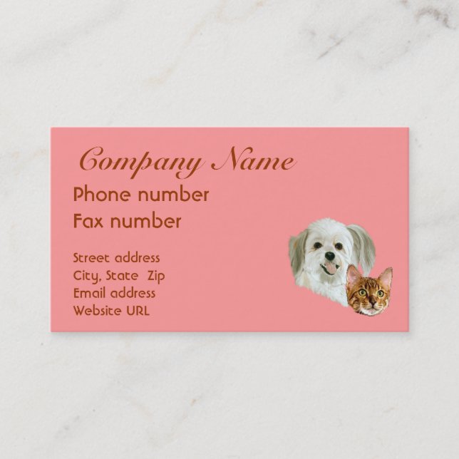 Modèle de carte de visite (Devant)