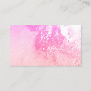 modèle de carte de visite art abstrait rose