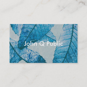 modèle de carte de visite art nature double face
