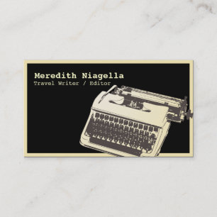 Modèle de carte de visite Auteur / Éditeur / Auteu