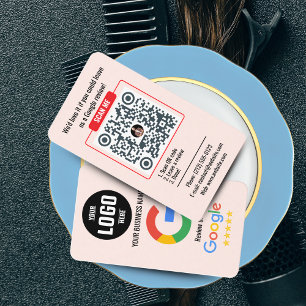 Modèle de carte de visite avec code QR pour les av