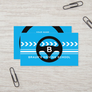 Modèle de carte de visite avec logo d'école de con