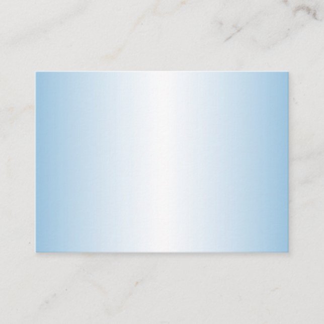 Modèle de carte de visite Blue Ombre (Devant)