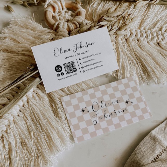 Modèle de carte de visite Boho (Boho Business Card Template)