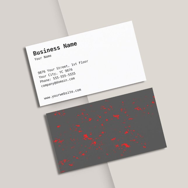 Modèle de carte de visite classique avec retour te (Créateur téléchargé)