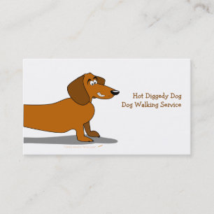Modèle de carte de visite de chien de bande