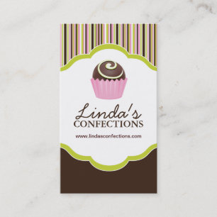 Modèle de carte de visite de confections