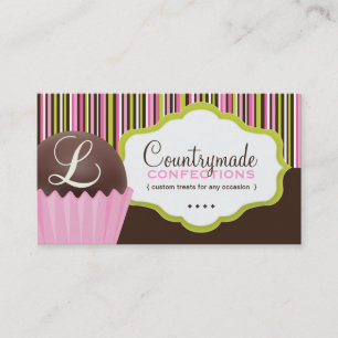 Modèle de carte de visite de confections