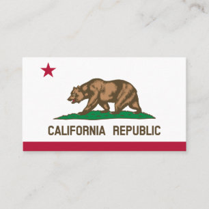 Modèle de carte de visite de drapeau de République