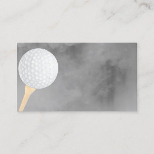 modèle de carte de visite de golf
