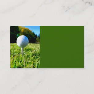 modèle de carte de visite de golf