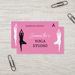 Modèle de carte de visite de l'atelier de Yoga