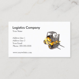 Modèle de carte de visite de Logistics Company