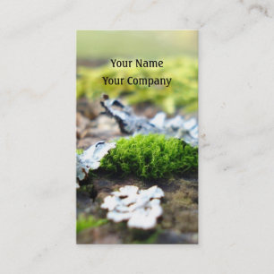 modèle de carte de visite de nature