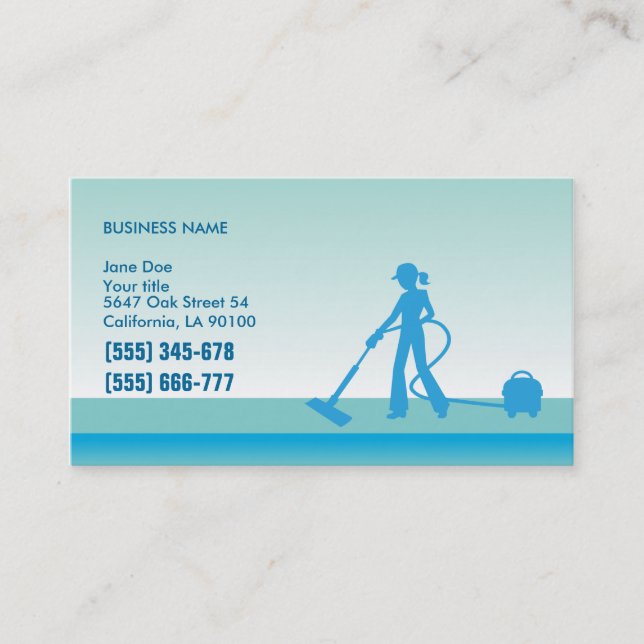 Modèle de carte de visite de professionnels de (Devant)
