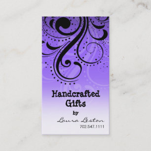 Modèle de carte de visite de remous de poivre