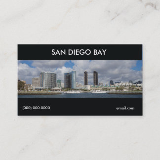 Modèle de carte de visite de San Diego