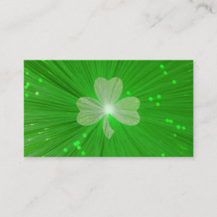Modèle de carte de visite de shamrock