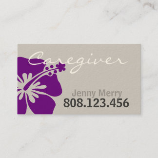 Modèle de carte de visite de travailleur social de