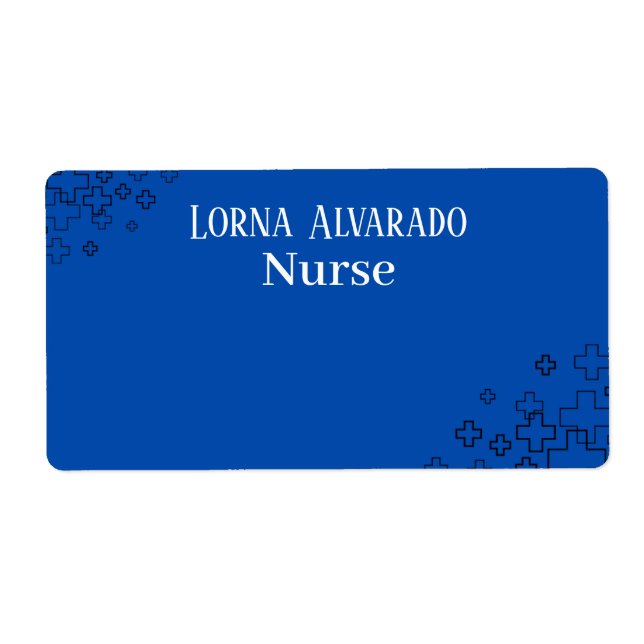 Modèle de carte de visite d'infirmière professionn (Devant)