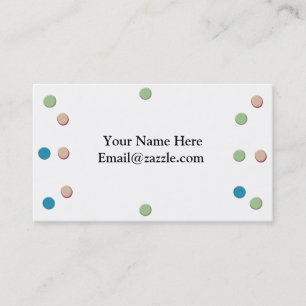 Modèle de carte de visite Dots colorés