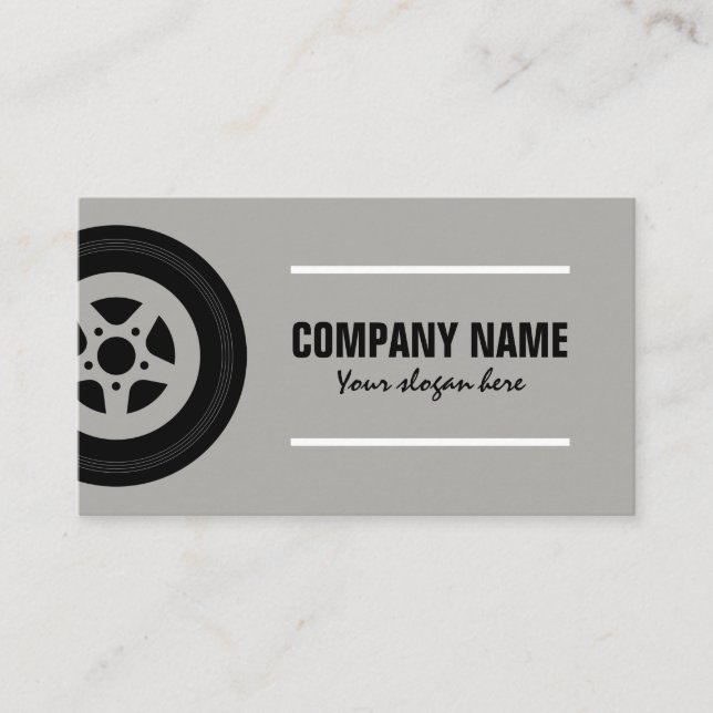 Modèle de carte de visite du logo de l'entreprise  (Devant)