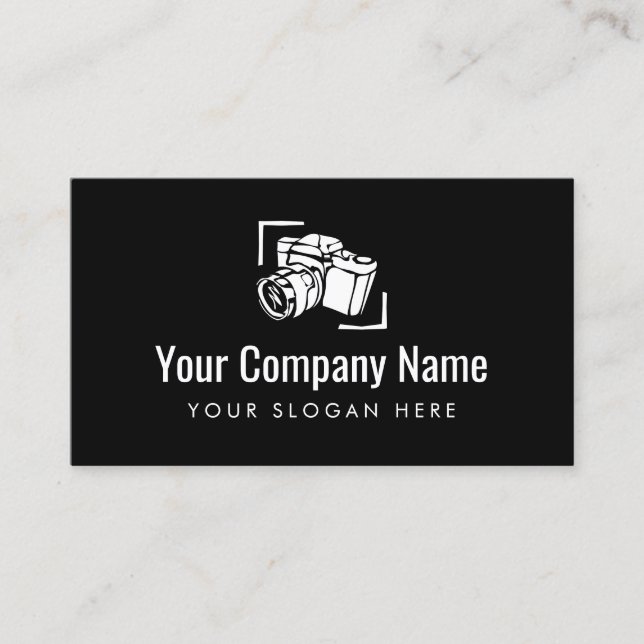 Modèle de carte de visite du logo de l'entreprise  (Devant)