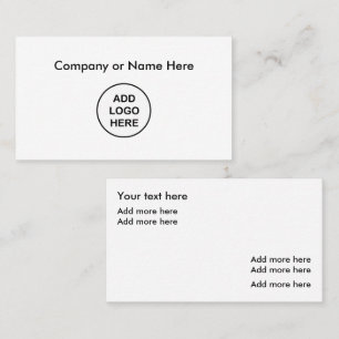 Modèle de carte de visite en ligne simple logo d'e