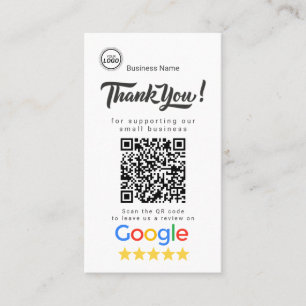 Modèle de carte de visite Google Review