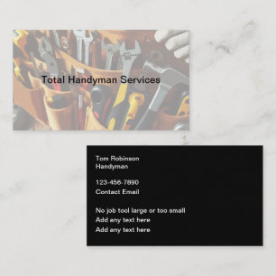 Modèle de carte de visite Handyman