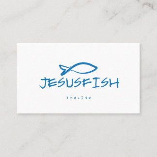 Modèle de carte de visite Jesus FISH