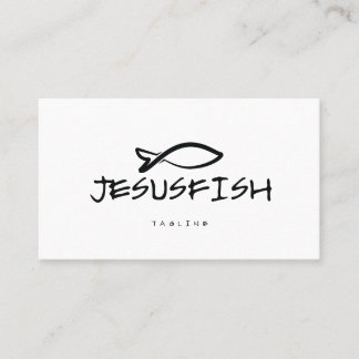 Modèle de carte de visite Jesus FISH