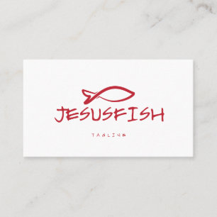 Modèle de carte de visite Jesus FISH