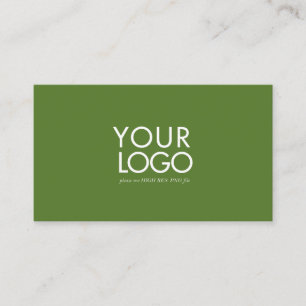 Modèle de carte de visite moderne avec logo person