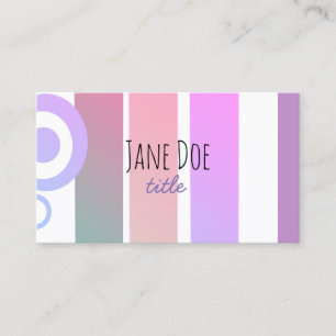 modèle de carte de visite moderne rayures violette