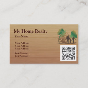 Modèle de carte de visite mon objet immobilier à