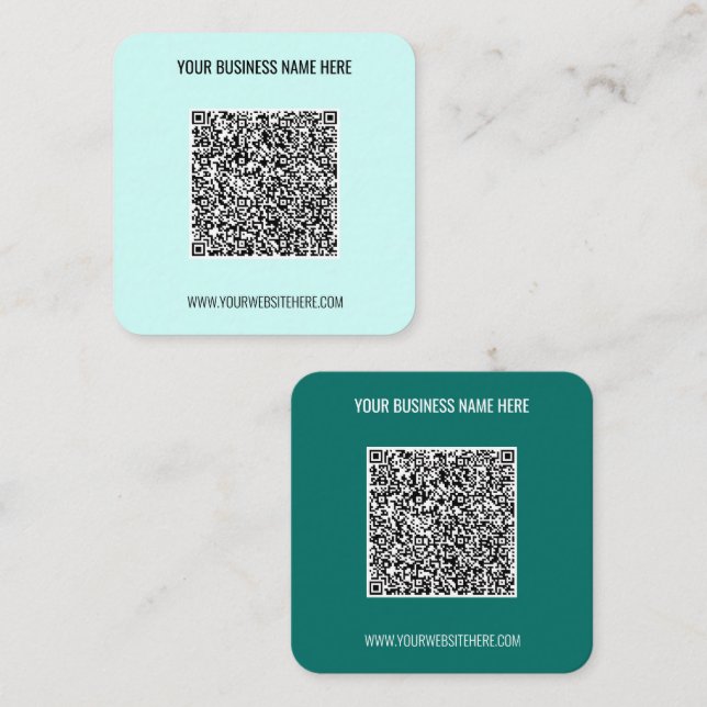 Modèle de carte de visite personnalisée de votre c (Devant / Derrière)