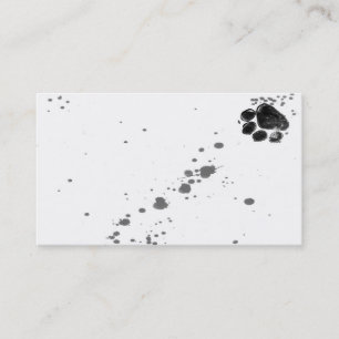 Modèle de carte de visite personnalisée empreinte 