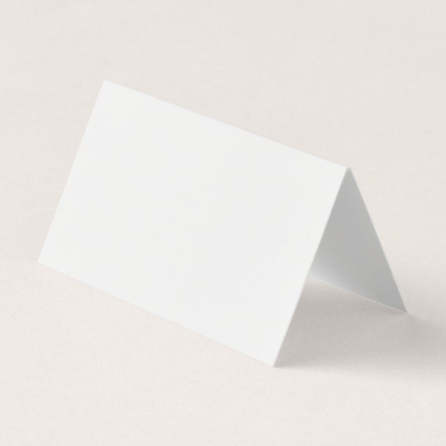 modèle de carte de visite plié par toile vide (Devant)