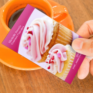 Modèle de carte de visite pour Cupcakes de boulang