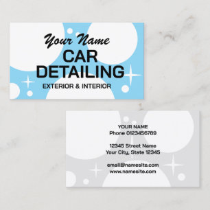 Modèle de carte de visite pour entreprise de detai