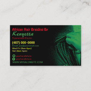 Modèle de carte de visite pour l'apaisement des ch