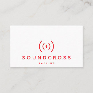 Modèle de carte de visite pour le logo croix et so