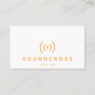 Modèle de carte de visite pour le logo croix et so