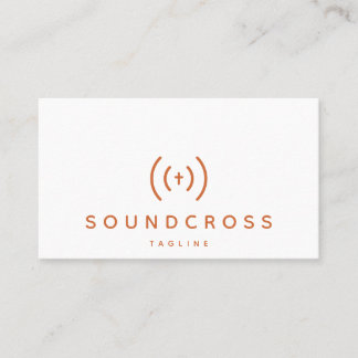 Modèle de carte de visite pour le logo croix et so